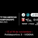 Auspiciadores del ITTF Pan American Championship Lima 2021