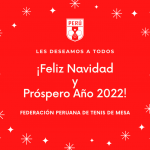 ¡Feliz navidad y próspero año 2022!