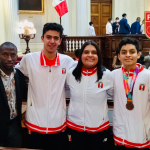 Nuestros medallistas en los juegos ODESUR de Rosario reciben homenaje en el Congreso