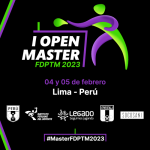 Horario y Sorteo Open Master 2023