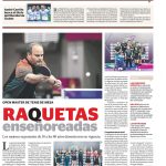 Diario El Peruano: “RAQUETAS ENSEÑOREADAS – OPEN MASTER DE TENIS DE MESA”
