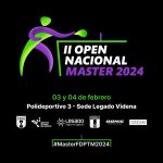 La FDPTM organiza del 3 al 4 de febrero el “II OPEN NACIONAL MASTER 2024” en la Videna