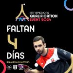 Solo faltan 4 días para el «ITTF AMERICAS QUALIFICATION EVENT 2024», clasificatorio olímpico de tenis de mesa rumbo a Paris 2024